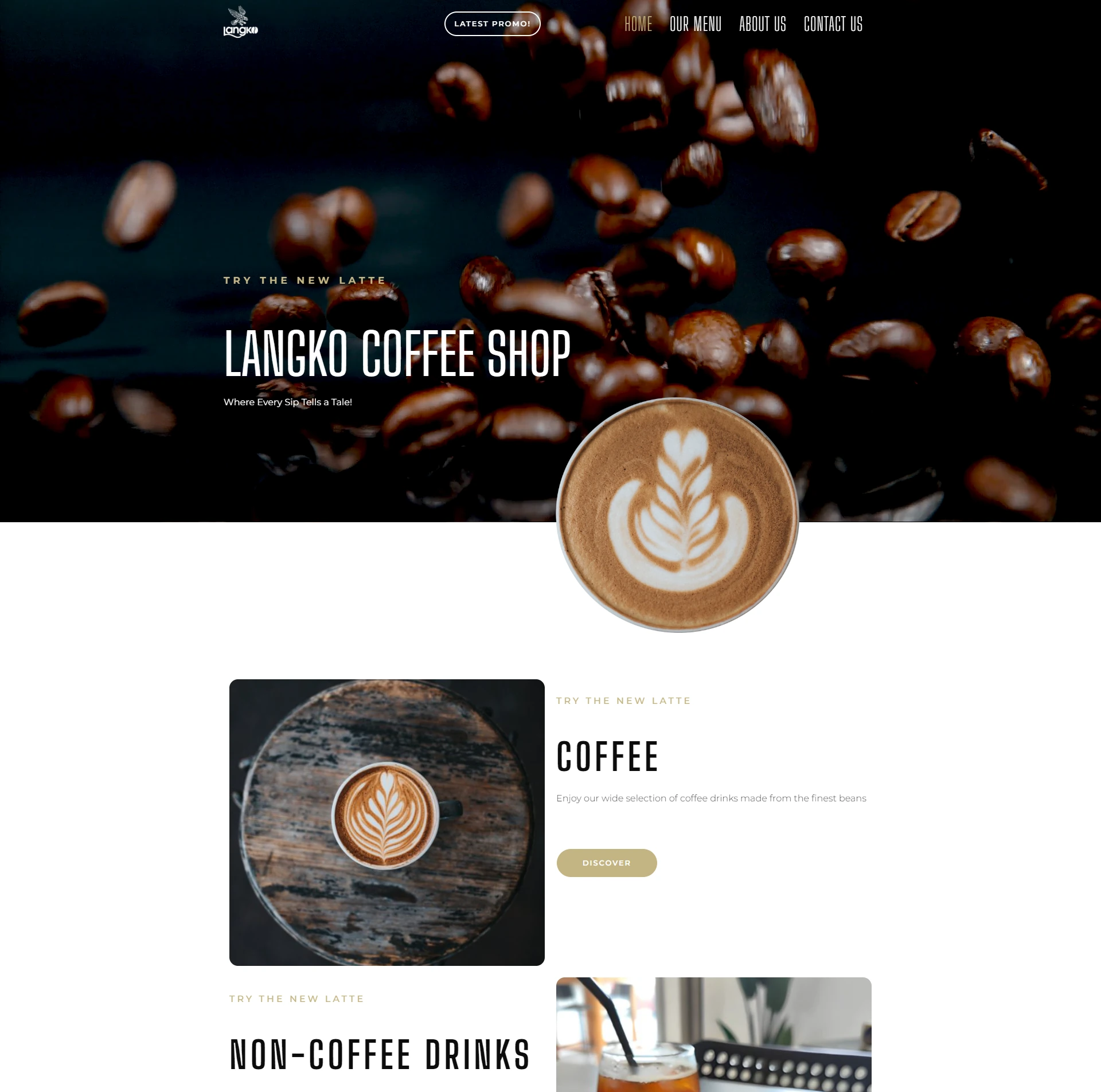 Langko Coffee Shop — project showcase